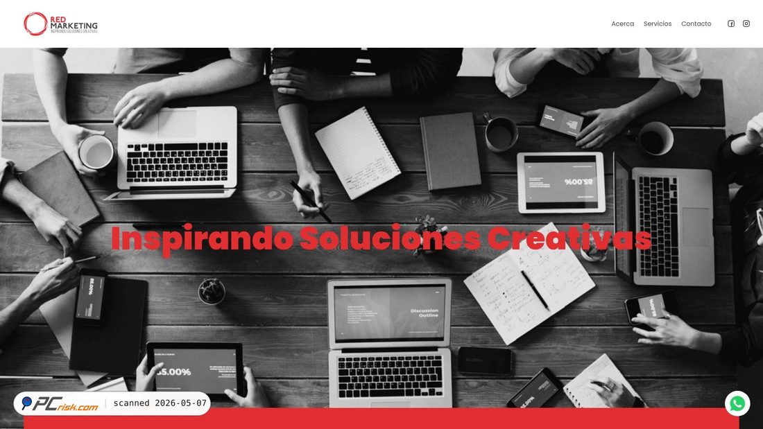 Screenshot van redmarketing.com.mx