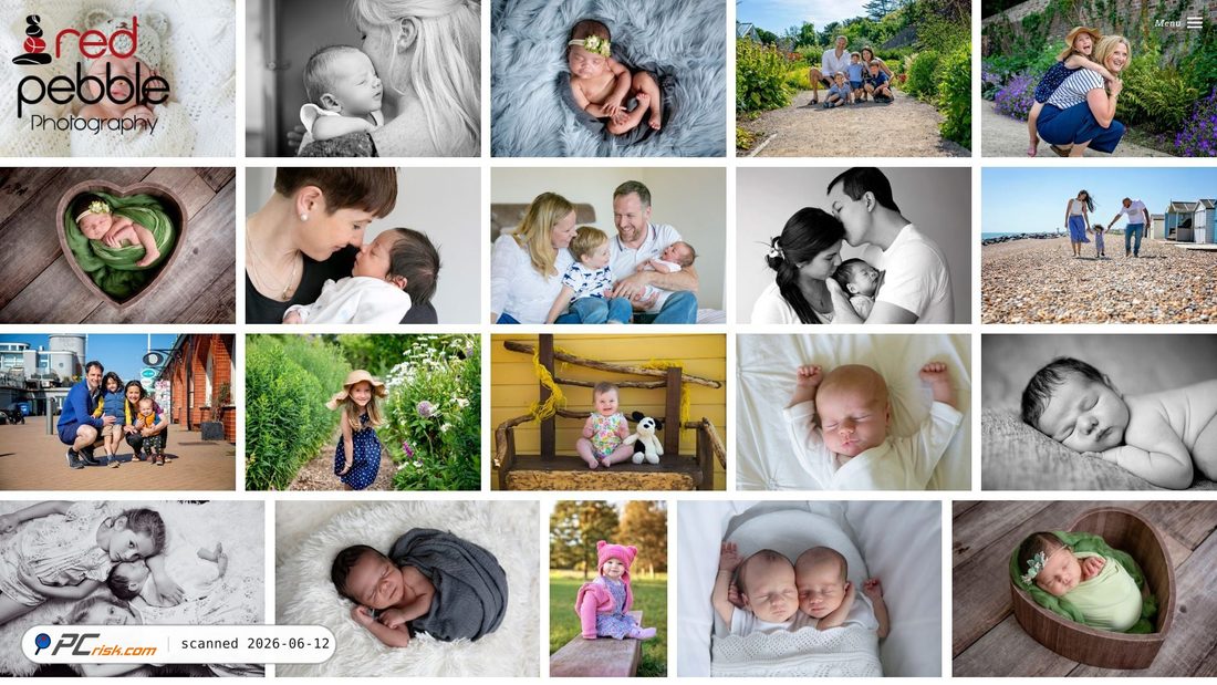 Screenshot di redpebblephotography.com