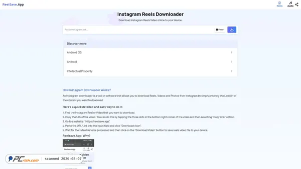 reelsave.app screenshot