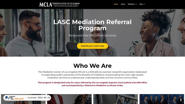 referral-mcla.org screenshot