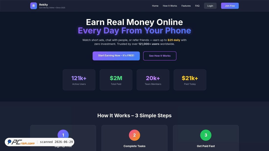 Screenshot of rekity.com
