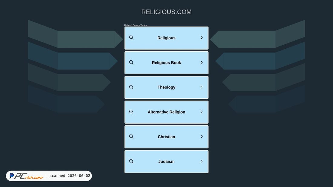 Screenshot von religious.com