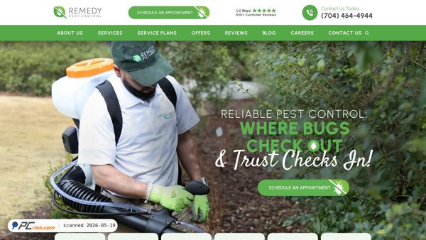 remedypest.com screenshot