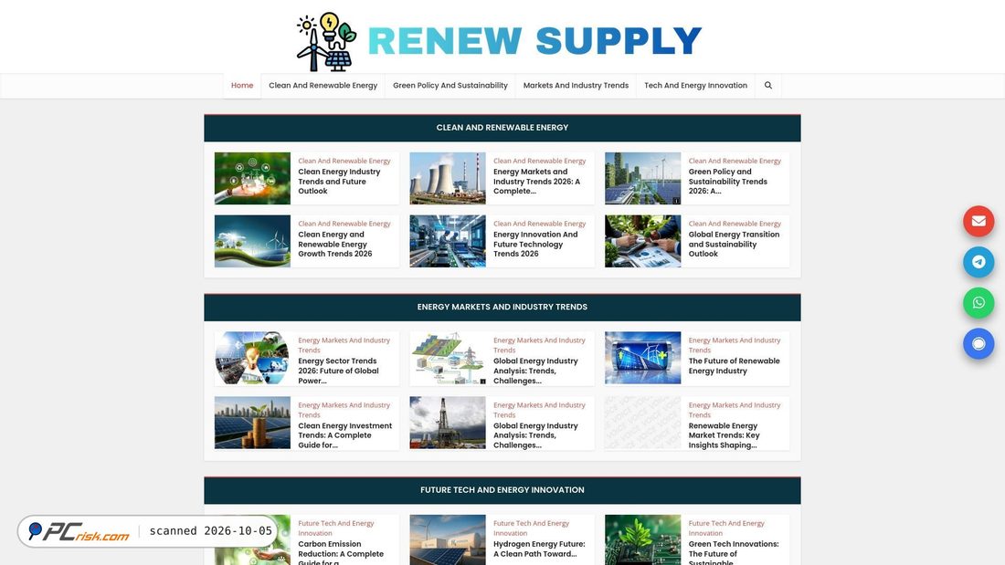 Captura de ecrã de renewsupply.com