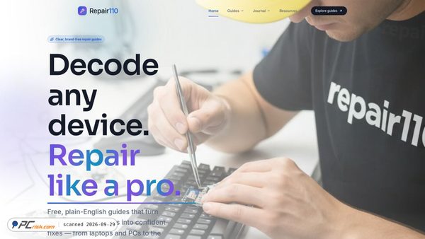 repair110.com screenshot