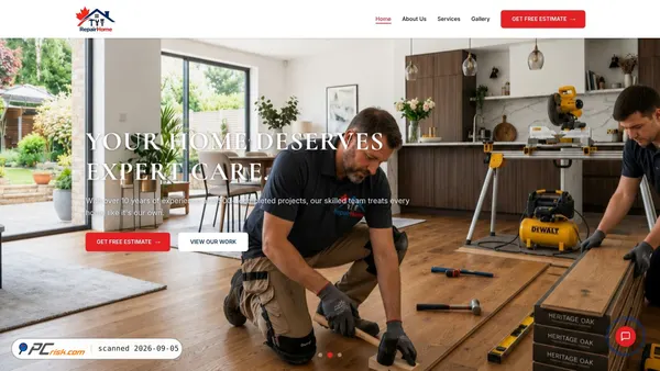 repairhome.ca Screenshot