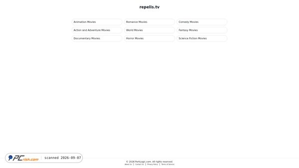 Screenshot van repelis.tv