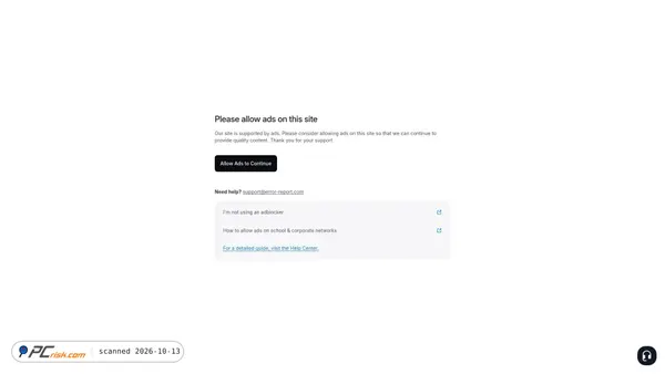 report.error-report.com screenshot
