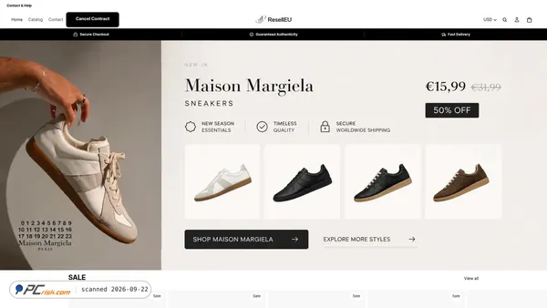 reselleu.com screenshot