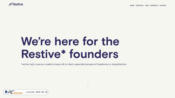 restive.com screenshot