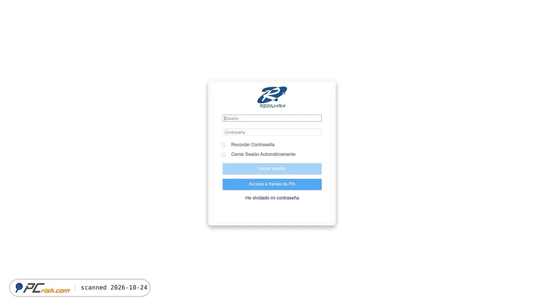 Captura de pantalla de resultados.resolana.net