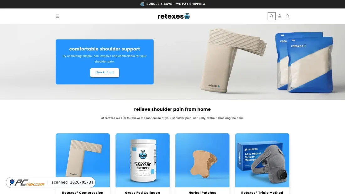 Screenshot of retexes.com