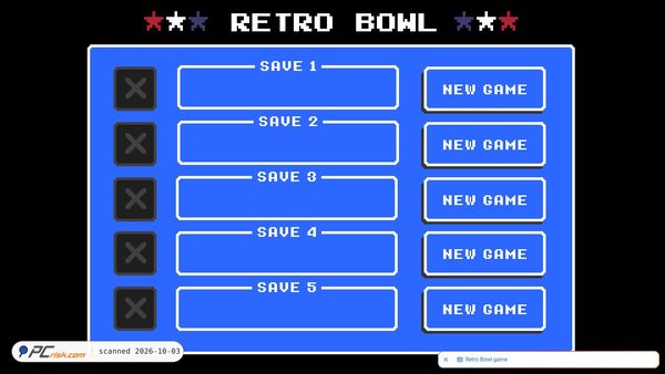 retrobowl.org screenshot