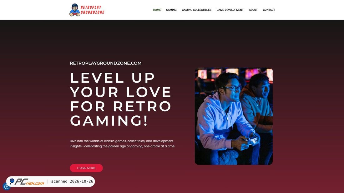 Screenshot von retroplaygroundzone.com