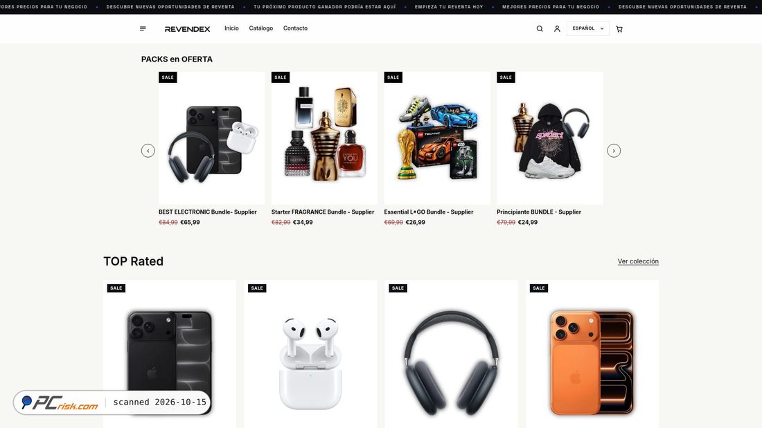 Capture d’écran de revendex.shop
