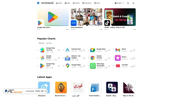 reviewed.app screenshot