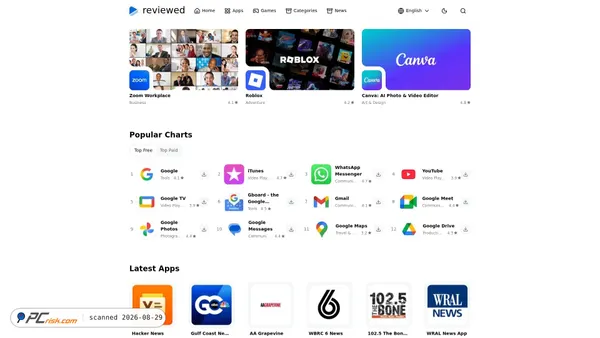 reviewed.app screenshot