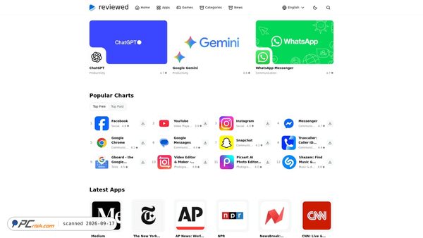 reviewed.app screenshot