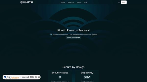 reward-kinetiq.xyz screenshot