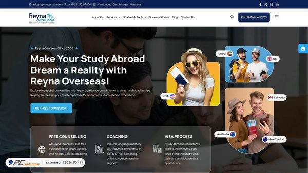 reynaoverseas.com screenshot