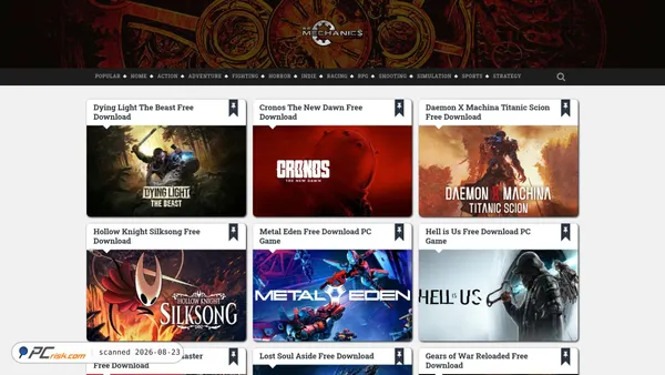 rgmechanics.com screenshot