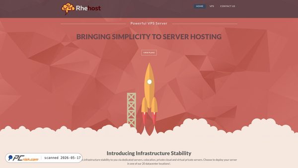 rhehost.com screenshot