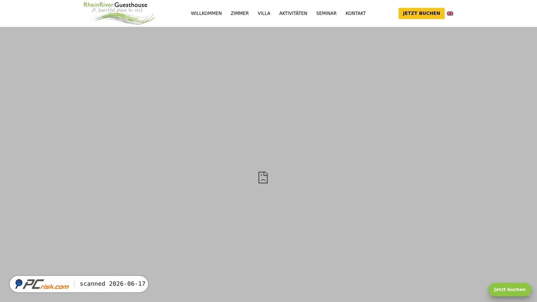 Screenshot di rheinriverguesthouse.com