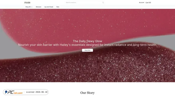 rhodeskinshop.shop screenshot