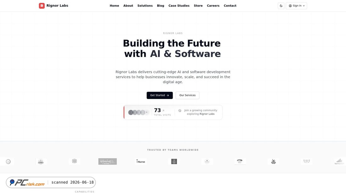 Screenshot of rignor.net