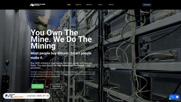ripplecloud-mining.com screenshot