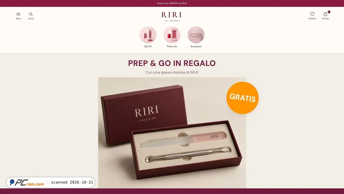 Screenshot von ririnails-wardrobe.com