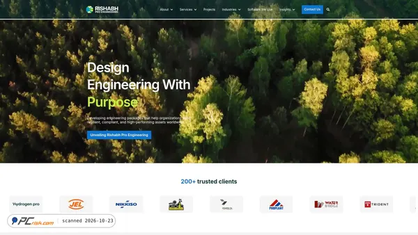 Screenshot di rishabheng.com