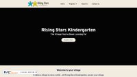 Zrzut ekranu risingstarskindergarten.com.au