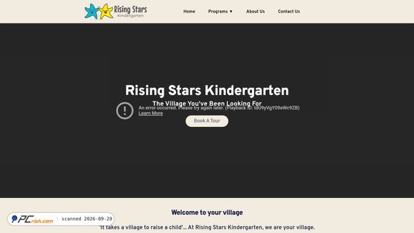 risingstarskindergarten.com.au screenshot