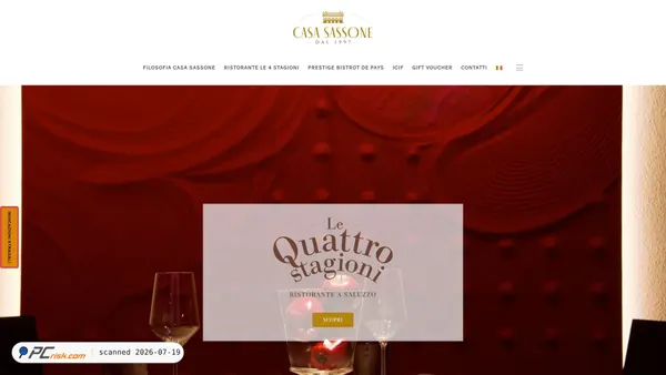 ristorantele4stagioni.com screenshot
