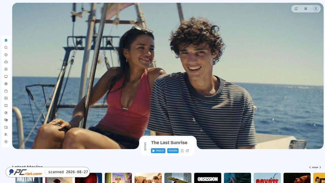 Screenshot von rivestream.ru