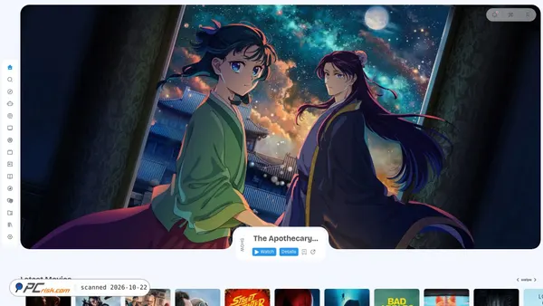 Screenshot van rivestream.ru