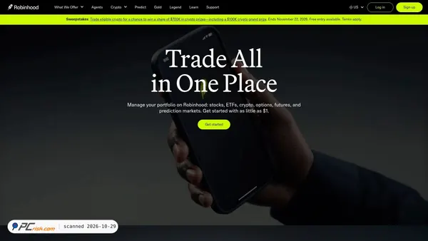 robinhood.com screenshot