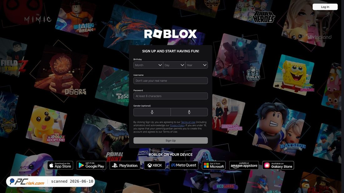 Screenshot di robiox.com.ps