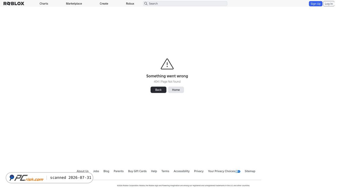 Screenshot of roblox.com.gr