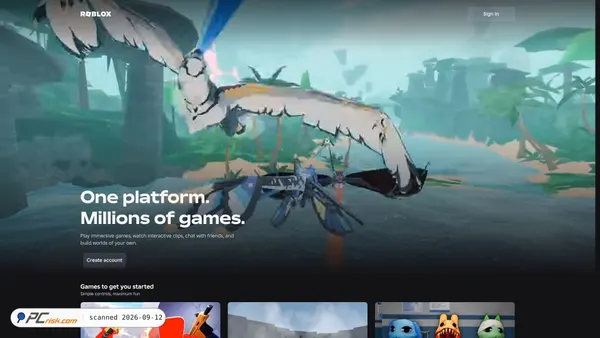 Screenshot van roblox.com.mu