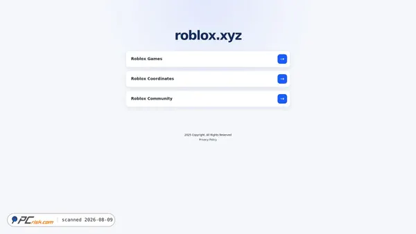 roblox.xyz screenshot