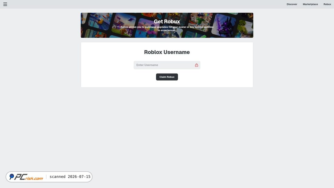 Screenshot of robux4gift.vercel.app