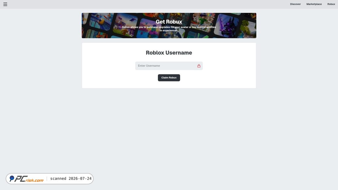 Screenshot of robux4gift.vercel.app