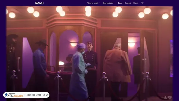 Screenshot di roku.com
