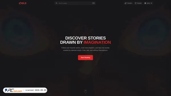 Screenshot di roliascan.com