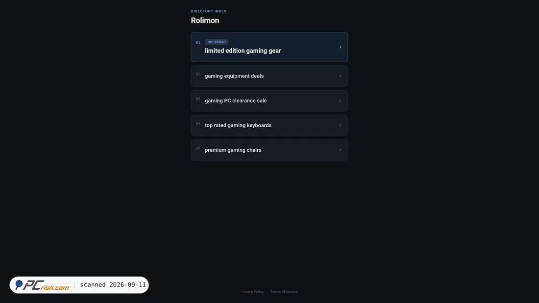 Screenshot of rolimon.com
