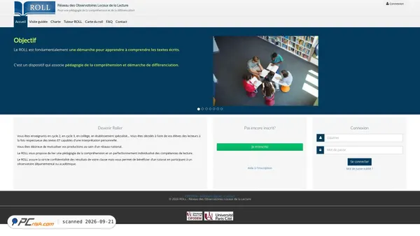 Captura de roll-descartes.fr