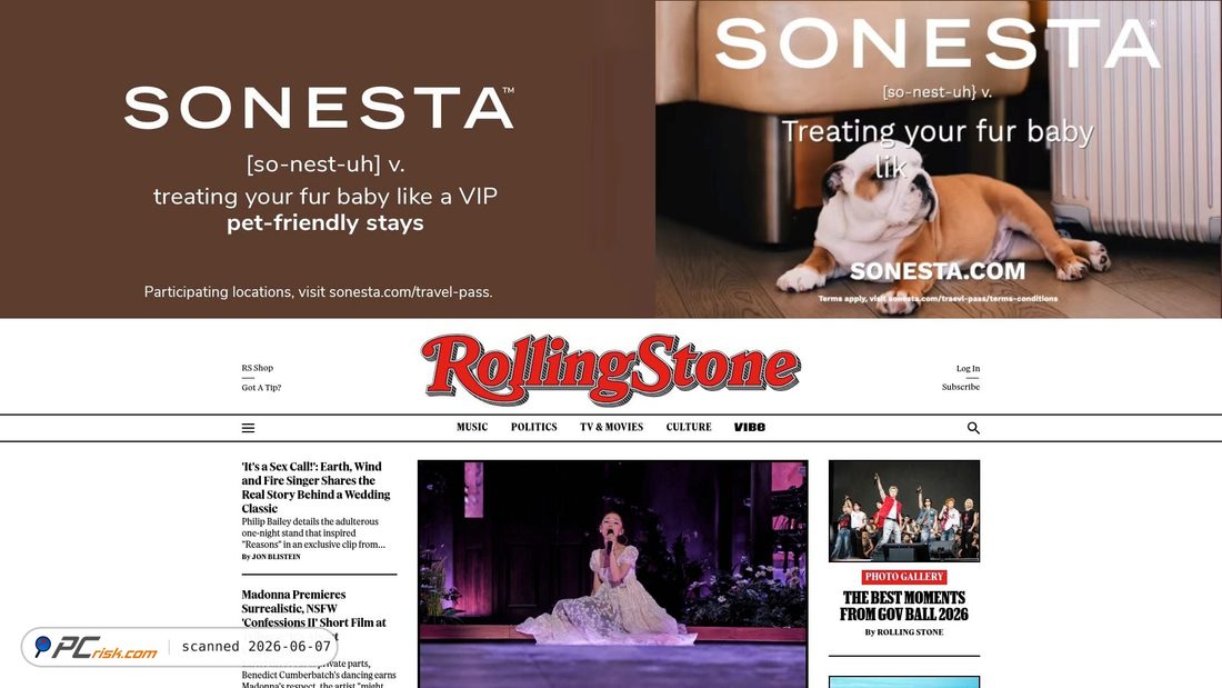 Captura de pantalla de rollingstone.com