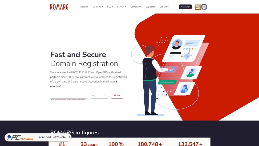 Zrzut ekranu romarg.com